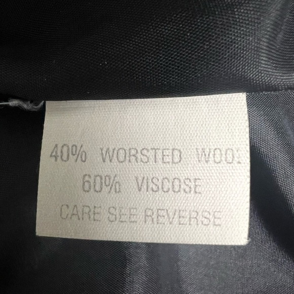 Vintage black suit jacket - Picture 6 of 7